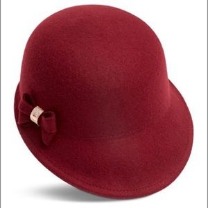 Ted Baker Burgundy Hat (Never Worn) SELLING ON OTHER SITES MAY SELL FAST!